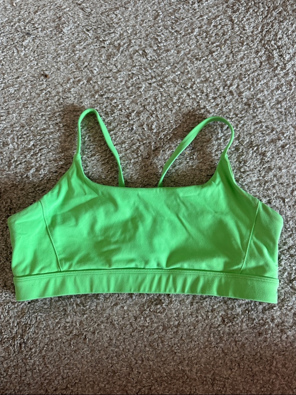 Muscle Republic Lime Green Sports Bra